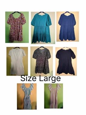 A.N.A , Crown & Ivy 9 pc dress bundle . Excellent Condition like New